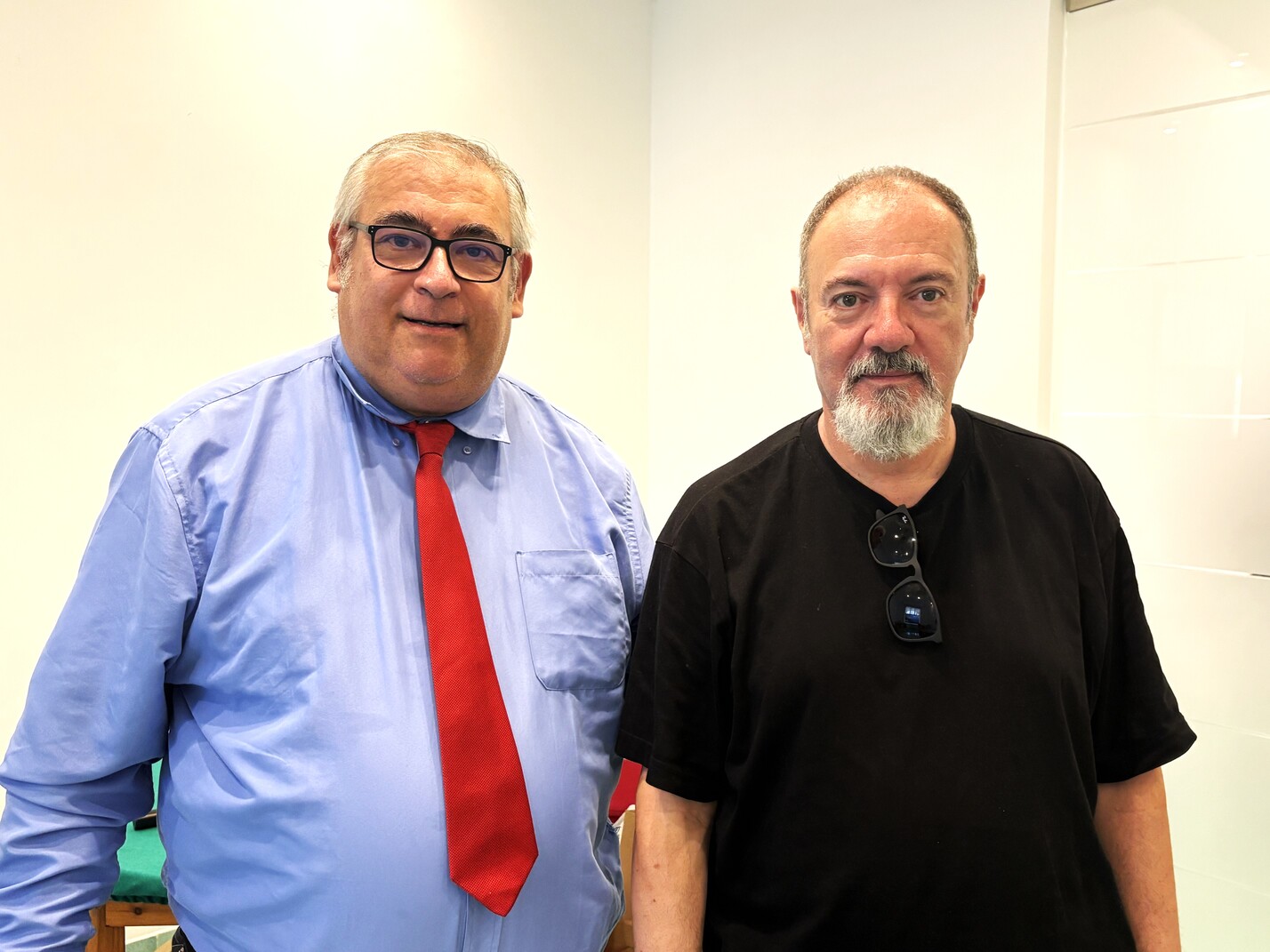 Gennaro Savio e il giornalista Carlo Lucarelli 1 1