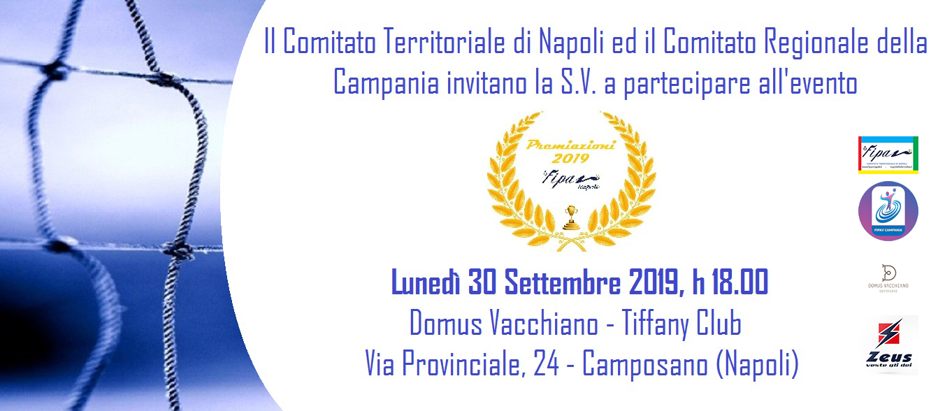 Invito Premiazioni 2018 19 CT Napoli