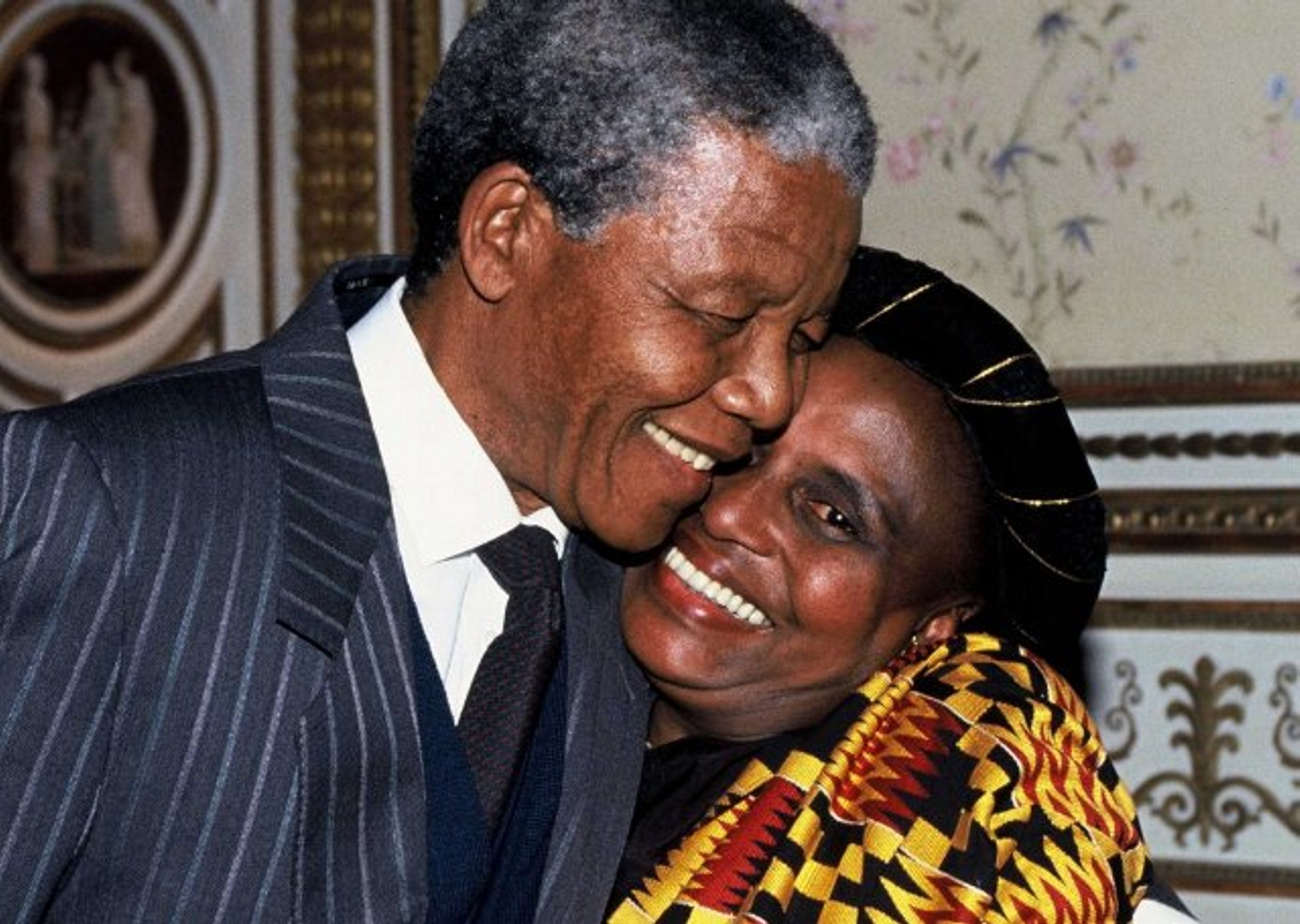 Nelson Mandela e Miriam Makeba