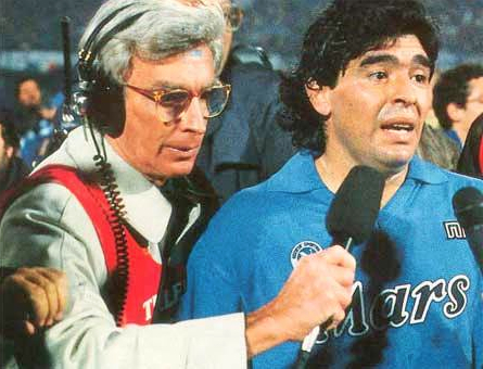 SCI Italo Kuhne con Diego Maradona